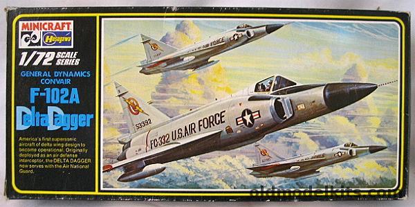 Hasegawa 1/72 Convair F-102A Delta Dagger - 40th FIS / 68th FIS / Camo 51st FIS, 047 plastic model kit